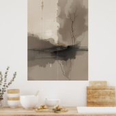 Japans zen minimalistisch Poster kalm modern (Keuken)