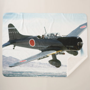 JAPANS ZERO FIGHTER SHERPA DEKEN