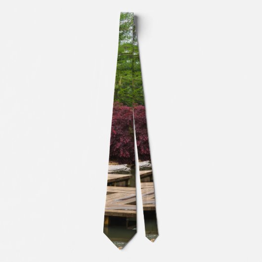 Japans Zig Zag Bridge Stropdas (Voorkant)