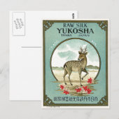  Japans zijderoute Briefkaart (Voorkant / Achterkant)