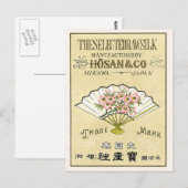 Japans zijderoute voor de zon Briefkaart (Voorkant / Achterkant)