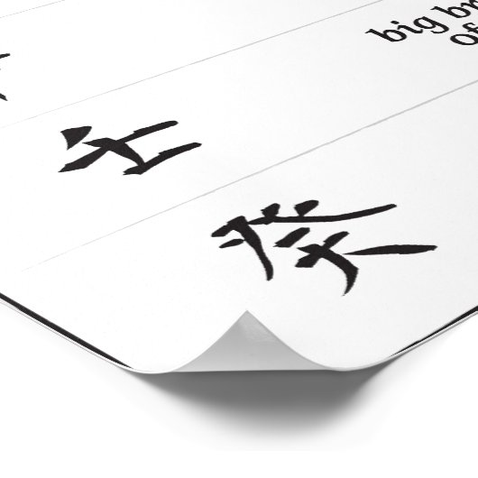 Japans Zodiac 10 Symbolen Poster (Hoek)