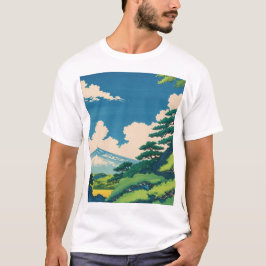 Japans zomerseizoen t-shirt