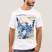 Japans zonnegerlandschap, Kuniyoshi, Ukiyo-e T-shirt (Voorkant)