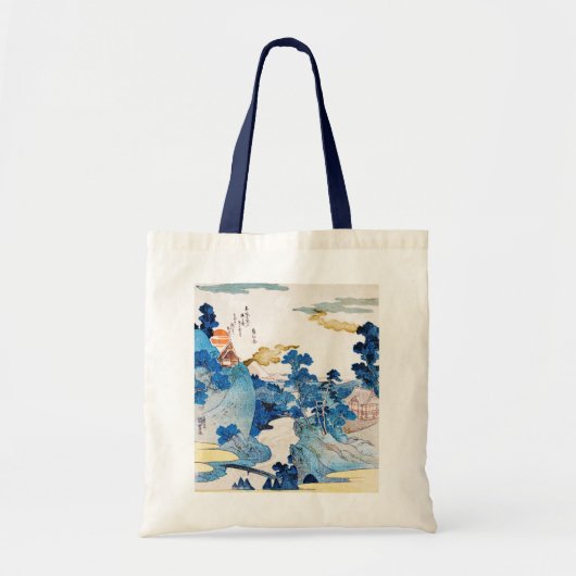 Japans zonnegerlandschap, Kuniyoshi, Ukiyo-e Tote Bag (Voorkant)