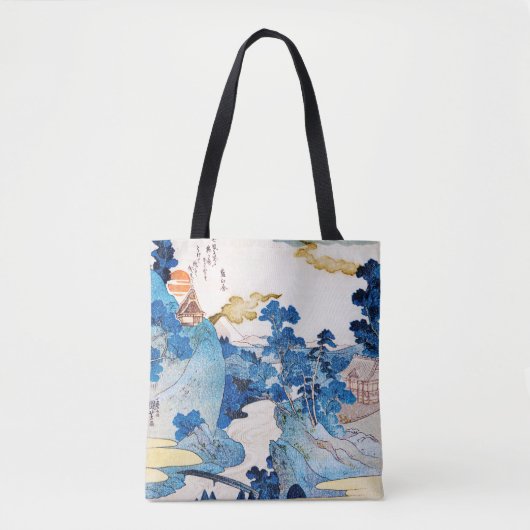 Japans zonnegerlandschap, Kuniyoshi, Ukiyo-e Tote Bag (Voorkant)