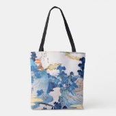 Japans zonnegerlandschap, Kuniyoshi, Ukiyo-e Tote Bag (Achterkant)