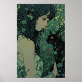 Japans Zwart Kat - Miyazaki Hayao Style Poster (Voorkant)