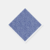 Japans zwenkpatroon - marineblauw en wit servetten (Hoek)