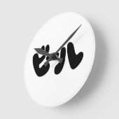 Japanse ビ ー ル Katakana Ronde Klok (Hoek)