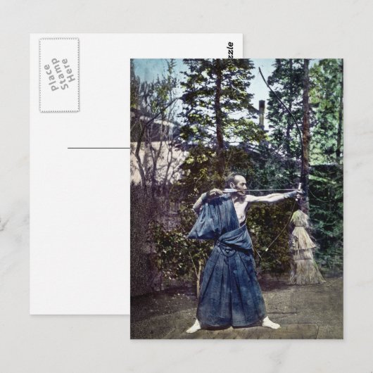 Japanse 射 手 Briefkaart (Voorkant / Achterkant)
