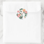 Japanse aanloopcirkel ronde sticker (Tas)