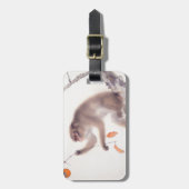 Japanse aap schilderend Chinees Zodiac Birthday L Bagagelabel (Voorkant verticaal)