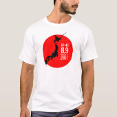 Japanse aardbeving t-shirt (Voorkant)