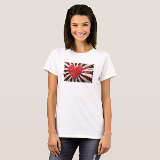 Japanse aardbeving tsunami Rampenhulp Vrouwen T-shirt (Voorkant volledig)