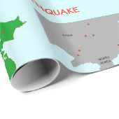 Japanse aardbevingskaart cadeaupapier (Rol Hoek)