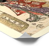  Japanse Actors 5 Panel Woodblock Poster (Hoek)