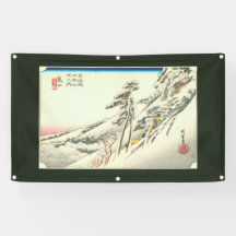 JAPANSE AFDRUKKING OP DE VINYLBANNER MET GROMMETEN