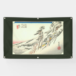 JAPANSE AFDRUKKING OP DE VINYLBANNER MET GROMMETEN SPANDOEK