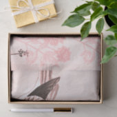 JAPANSE AFDRUKWEEFSELPAPIER MET WITTE DOVE TISSUEPAPIER (Geschenk)