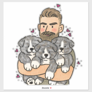 Japanse Akita Inu Tigrés Sticker