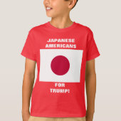 JAPANSE AMERIKANEN VOOR TRUMP! T-SHIRT (Voorkant)