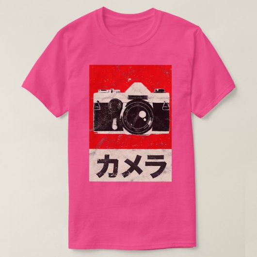 Japanse analoge SAS-camera T-shirt (Design voorkant)