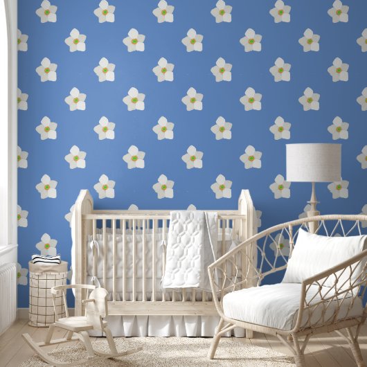 Japanse Anemone Bloem Wallpaper Behang (Kinderen)