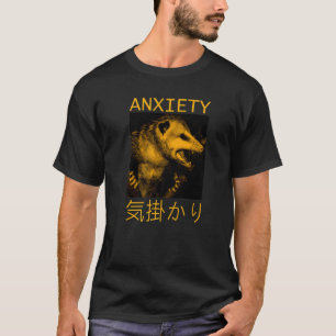 Japanse angst Possum Japan Tekst Opossum 1 T-shirt
