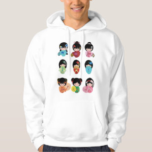 Japanse Animatie Kawaii Anime Geisha Meisjes Manga Hoodie