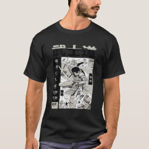 Japanse anime Bushido Samurai krijger Katana Mial T-shirt