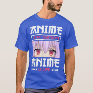 Japanse Anime Manga Anime is geen Cartoon Anime i T-shirt