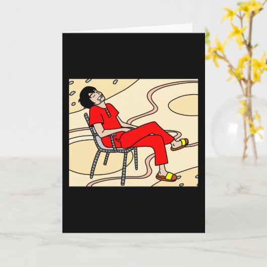 Japanse anime manga verslavend kaart (Gele Bloem)