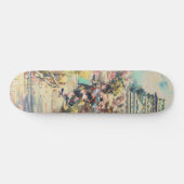 Japanse Anime Meisje Japan Kersenbloesem Persoonlijk Skateboard (Horizontaal)
