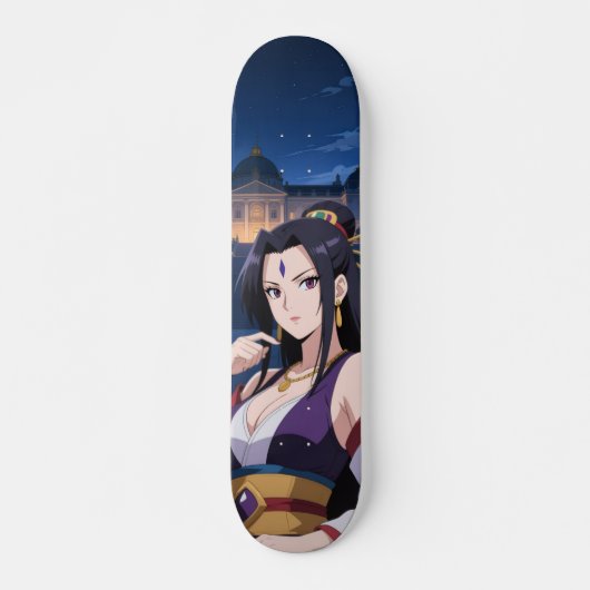Japanse anime prinses paleis persoonlijk skateboard (Voorkant)