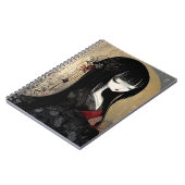 japanse anime queen notitieboek (Linkerzijde)