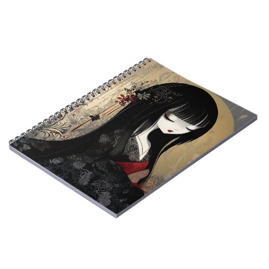 japanse anime queen notitieboek (Linkerzijde)