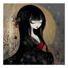 japanse anime queen perfect poster