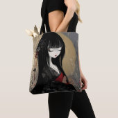 japanse anime queen tote bag (Dichtbij)