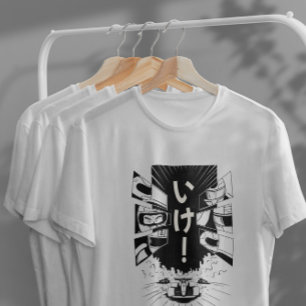 Japanse Anime Racing Car Manga T-shirt