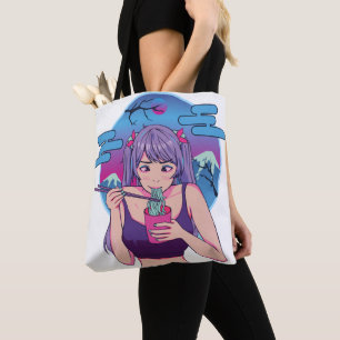 Japanse anime Ramen Tote Bag