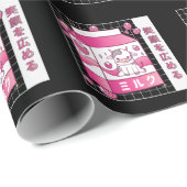 Japanse Anime Strawberry Milk Carton Cute Koe Cadeaupapier (Rol Hoek)