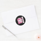 Japanse Anime Strawberry Milk Carton Cute Koe Ronde Sticker (Envelop)