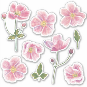 Japanse annemonventilator sticker