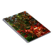 Japanse apel, herfstboombladeren notitieboek (Rechterzijde)