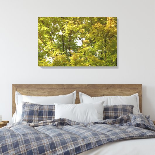 Japanse apel in het najaar canvas afdruk (Insitu (Slaapkamer))