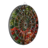 Japanse apel in het najaar dartbord (Voorkant Links)