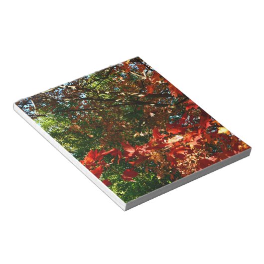 Japanse apel in het najaar notitieblok (Schuin)