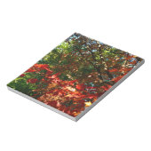 Japanse apel in het najaar notitieblok (Linkerzijde)