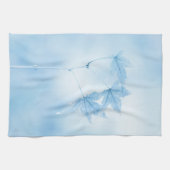 Japanse apelbladeren in blauw theedoek (Horizontaal)